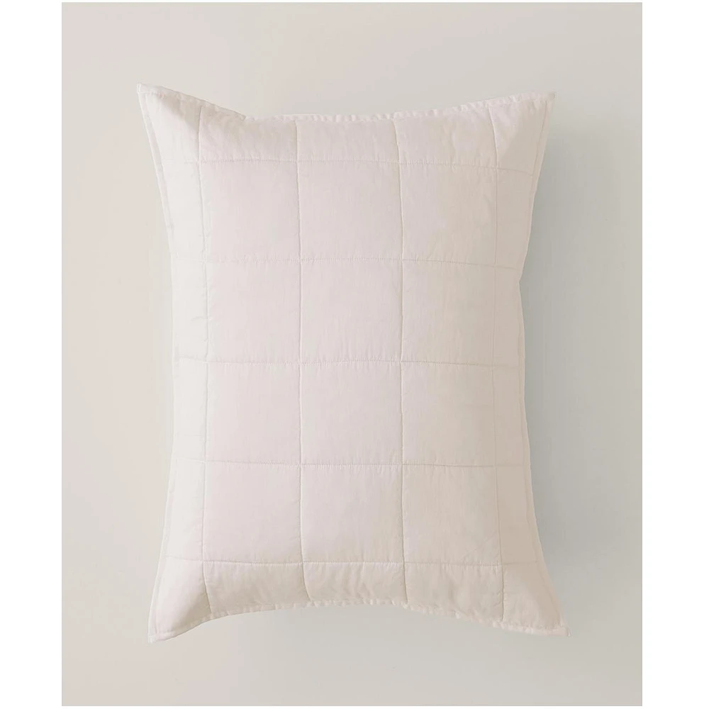 Organic Cotton Quilted Sham 2-Pack