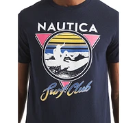 Nautica Men's Surf Club Logo Graphic T-Shirt