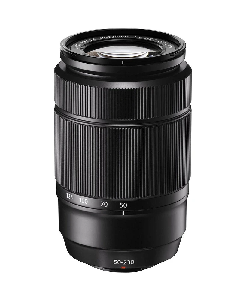 Fujifilm Xc 50-230mm f/4.5-6.7 Ois Ii Lens, Black, Bundle with Hoya 58mm Uv and Cpl Filters