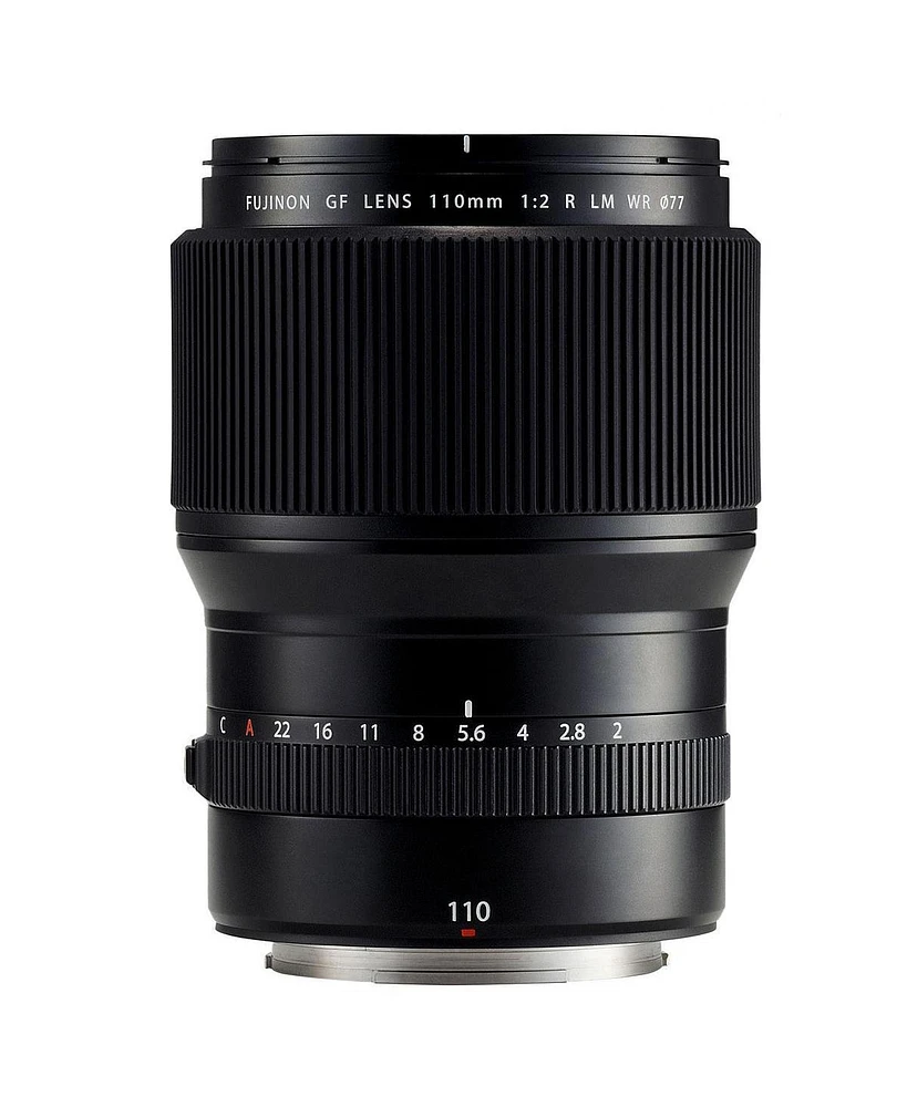 Fujifilm Gf 110mm f/2 R Lm Wr Lens, Bundle with ProOptic 77mm Filter Kit, Flex Lens Shade, Lens Wrap, LensPen Cleaner, Lens Cap Tether, Cleaning Kit,