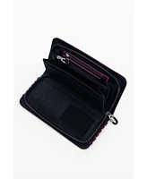 Desigual Women's Medium wallet with detachable leather-effect