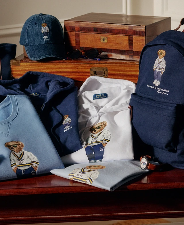 denim macys polo hat