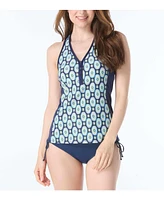 Beach House Women's Swim Nikki Scarf Textured Tankini Top