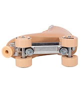 C7skates Forget Me Not Quad Roller Skates (Peach Keen, Women's 5 / Youth 4)