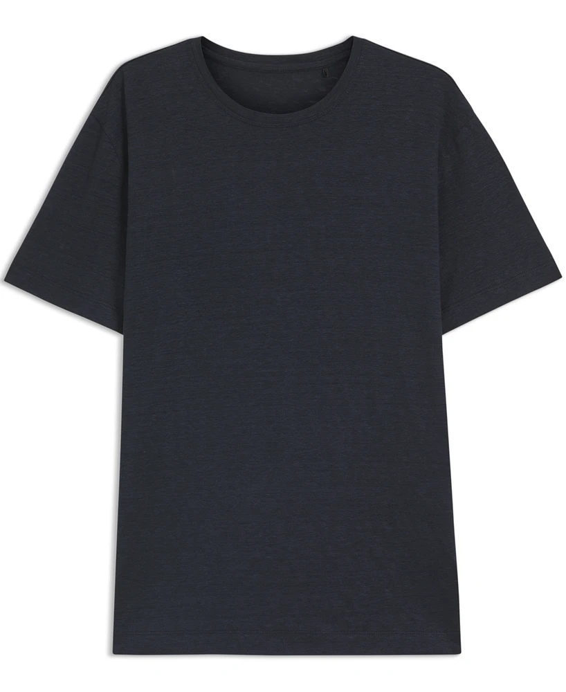 Hugo Boss Beckham x Men's Soft Linen Regular-Fit T-Shirt