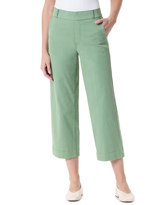 Gloria Vanderbilt Women's Shape-Effect Wide-Leg Cropped Pull-On Pants