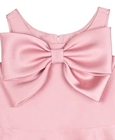 Rare Editions Toddler and Little Girls Mikado Bow Bodice Dress
