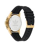 adidas Unisex Analog Black Silicone Watch
