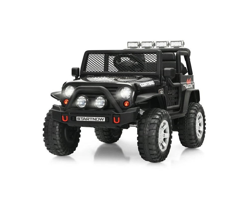12V Kids Remote Control Electric Ride On Truck Car with Lights and Music