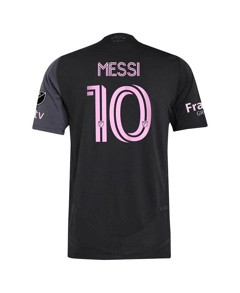 Adidas Men's Lionel Messi Black Inter Miami Cf 2025 The Fortitude Kit Authentic Player Jersey