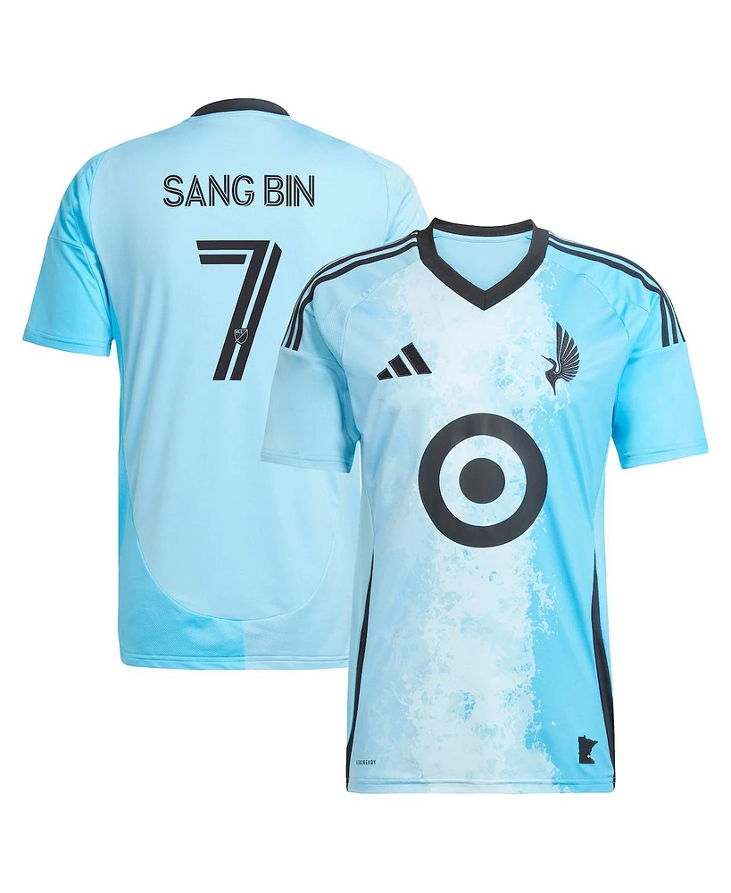 Adidas Men's Jeong Sang-Bin Blue Minnesota United Fc 2025 Convergence Replica Player Jersey