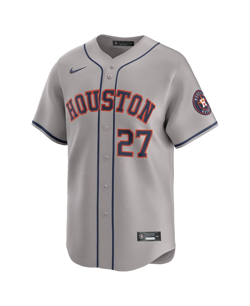 Nike Men's Jose Altuve Gray Houston Astros Road Limited Player Jersey