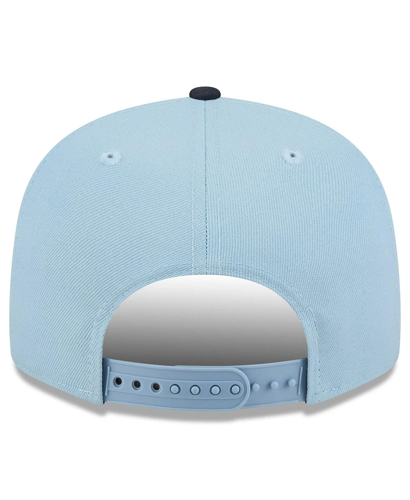 New Era Men's Light Blue/Navy Washington Nationals 2025 City Connect 9FIFTY Snapback Hat