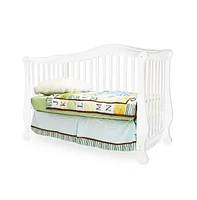 L A Baby The Brentwood 4 in 1 Convertible Full Sized Wood Crib