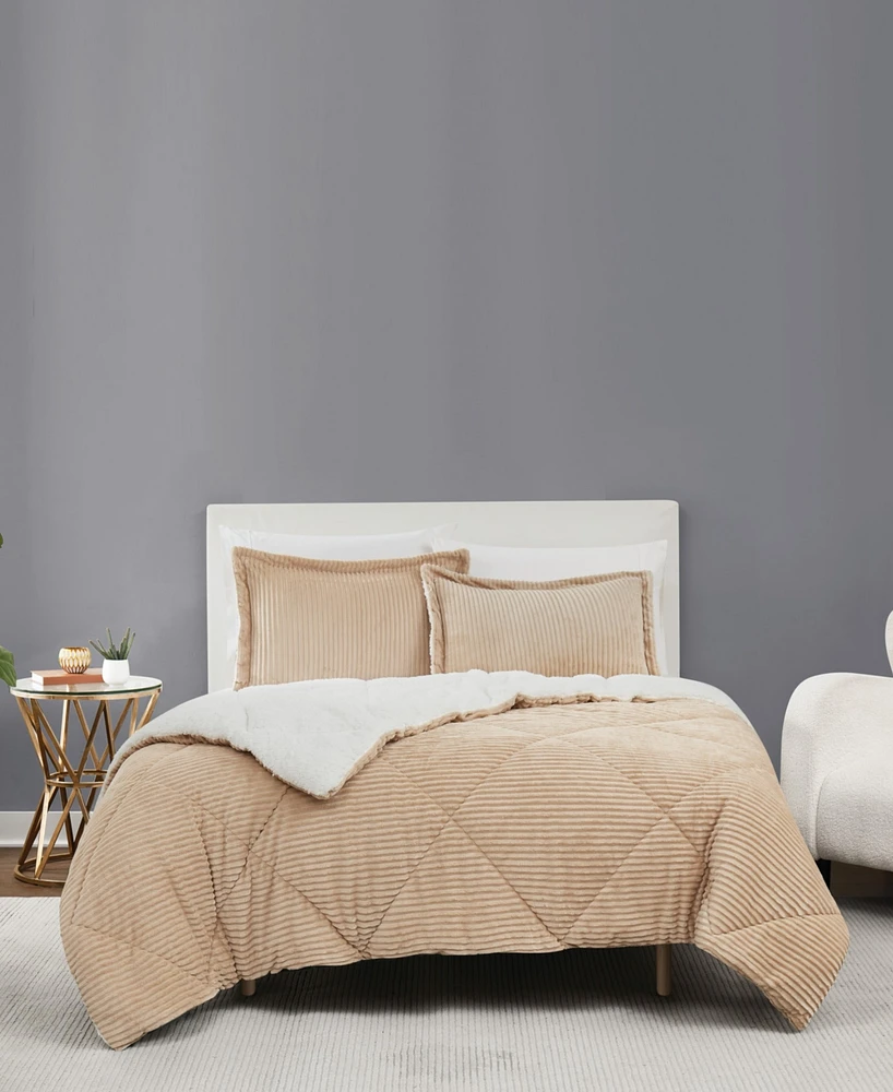 Brooklyn Loom Essential Corduroy -Pc. Comforter Set