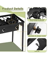 225,000-btu Portable Propane 3 Burner Gas Cooker