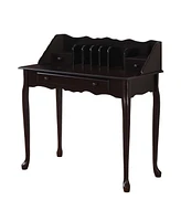 Solid Wood Computer Desk with Three Drawers – Modern Home Office Desk