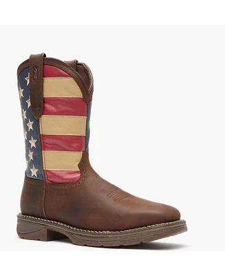Durango Men's Workin' Rebel Patriotic Steel Toe Work Boot
