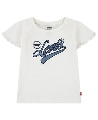 Levi's Toddler Girls Flounce Raglan T-Shirt