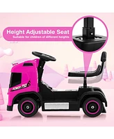 6V Kids Electric Ride-on Truck with Height Adjustable Seat