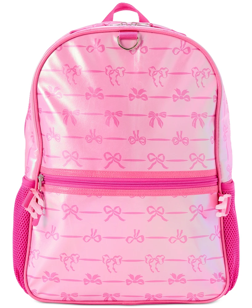 InMocean Big Girls Bow Backpack, Lunch Bag & Headphone Set
