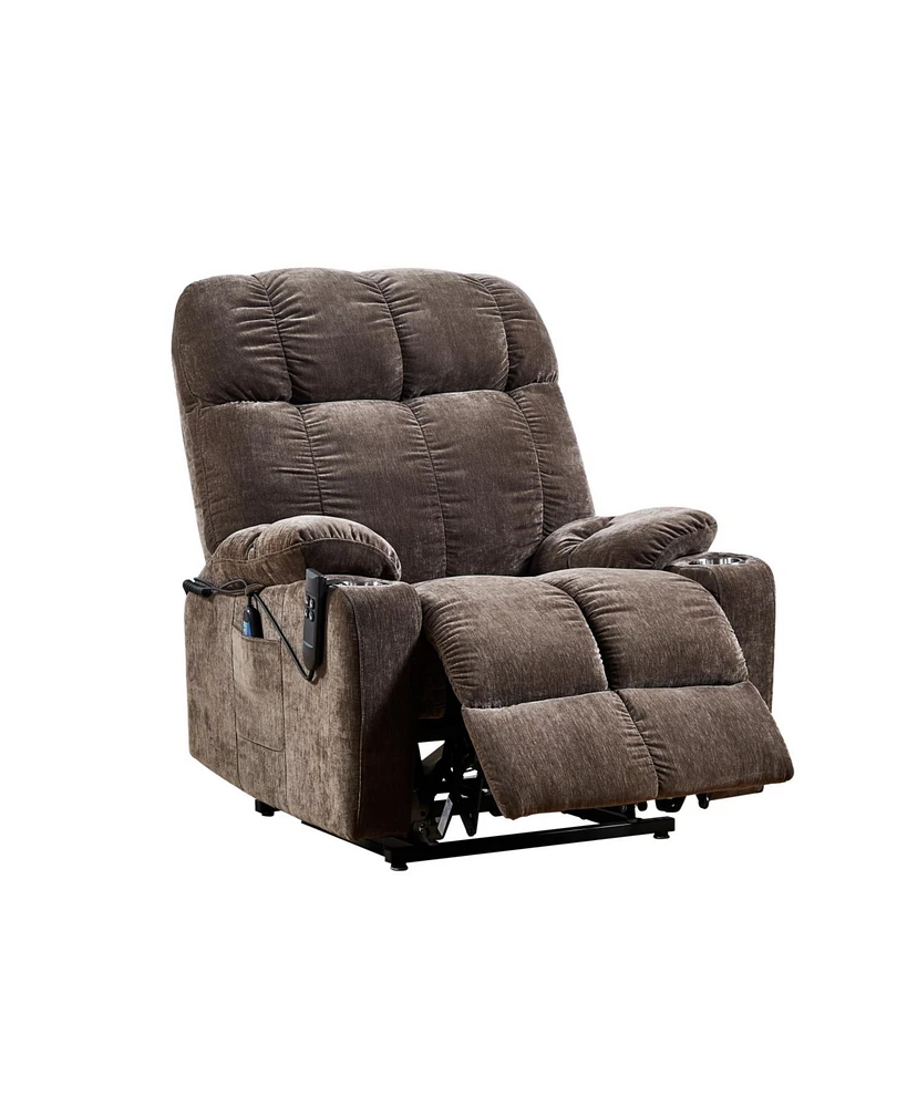 Liyasi Dual Motor Lift Recliner w/ Heat & Massage