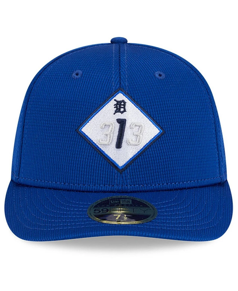 New Era Men's Blue Detroit Tigers City Connect Batting Practice Low Profile 59FIFTY Fitted Hat