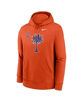 Nike Men's Orange Clemson Tigers Palmetto C Club Fleece Pullover Hoodie