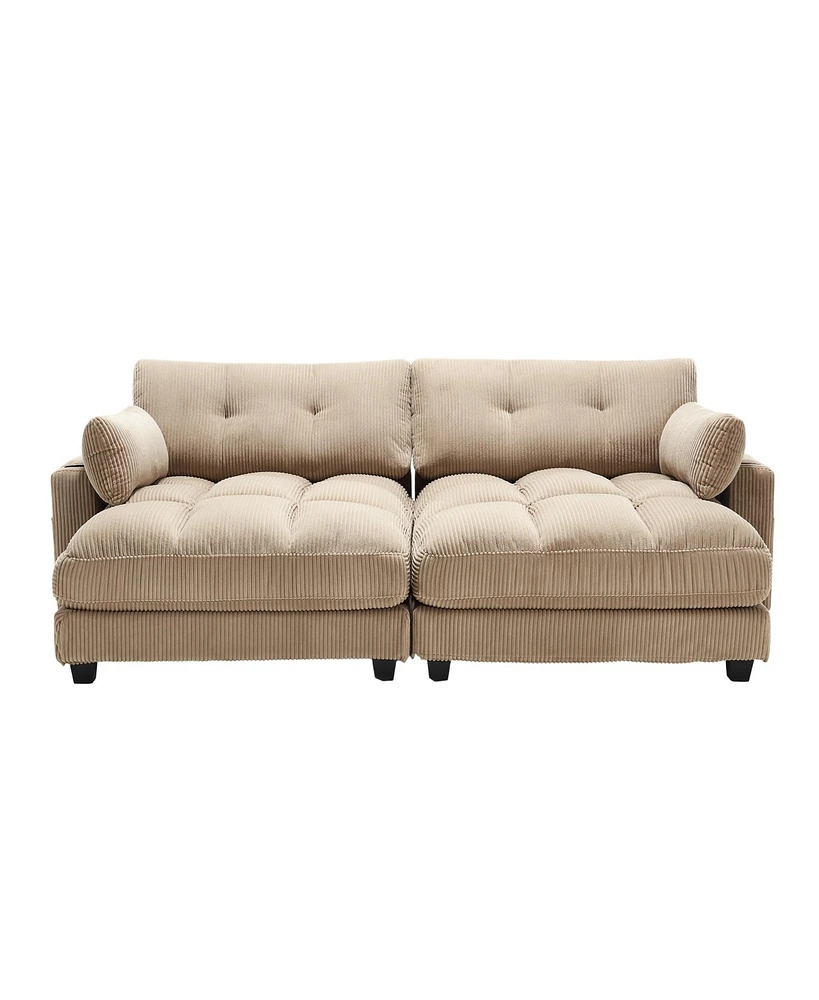 Sleeper Sofa Couch Bed,Oversized Chaise Lounge Chair Cozy Cloud Couch