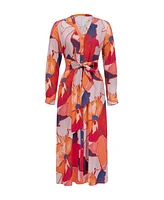 Celtic & Co. Women's Tie Front Midi Dress