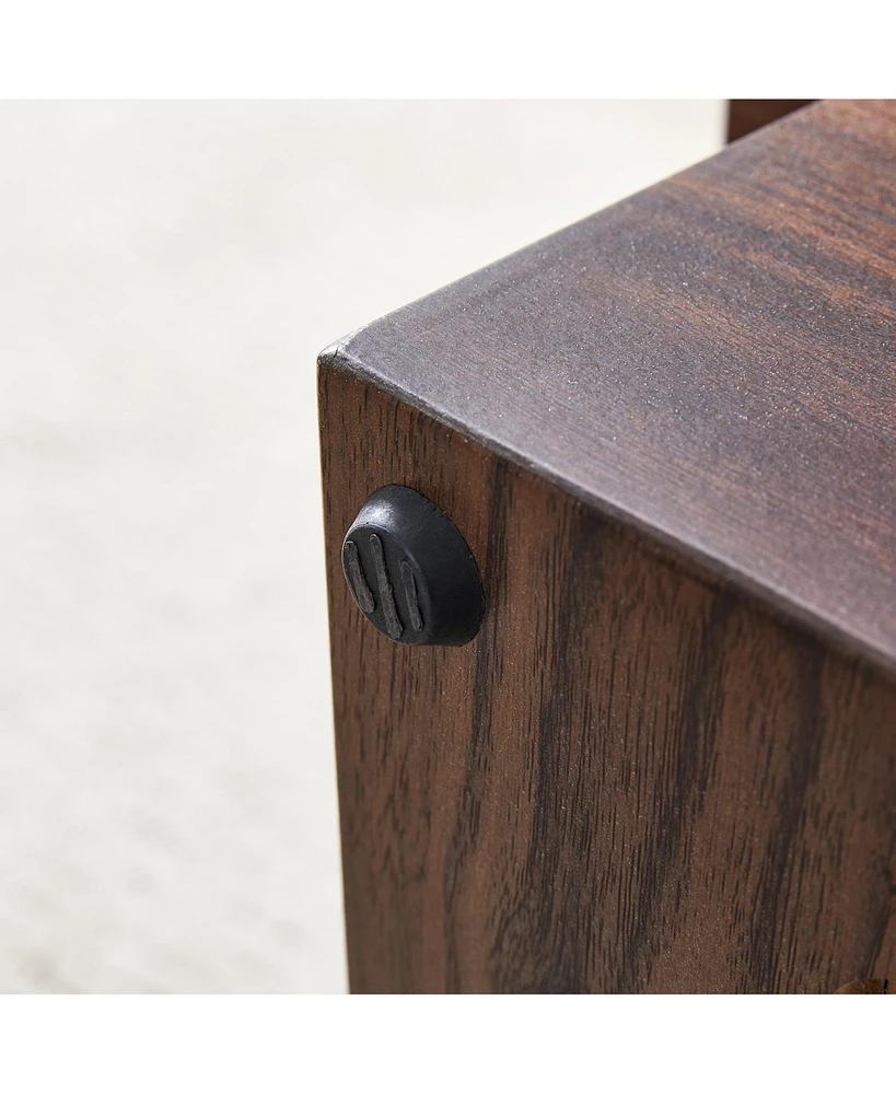 Walnut Texture Mdf Coffee Table - 43"x21"x17