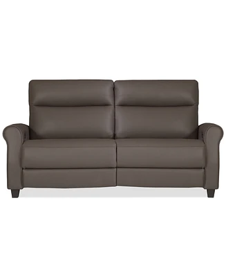 Thandler 2-Pc. Leather Sofa with 2 Power Recliners, Exclusively at Macy's