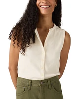 Levi's Women's Rory Sleeveless Button-Up Top