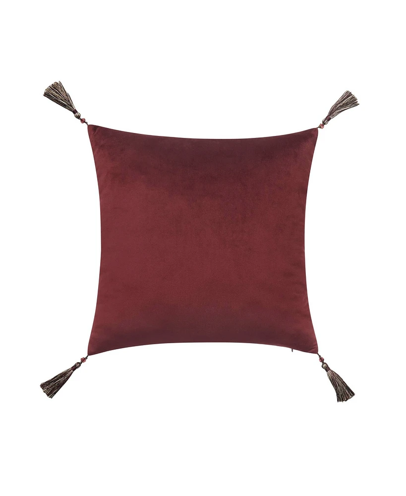 J Queen New York Calistoga Embellished Decorative Pillow, 18" x 18"