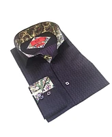 Elie Balleh Little Boys Purple Button-Down Slim Fit Shirt