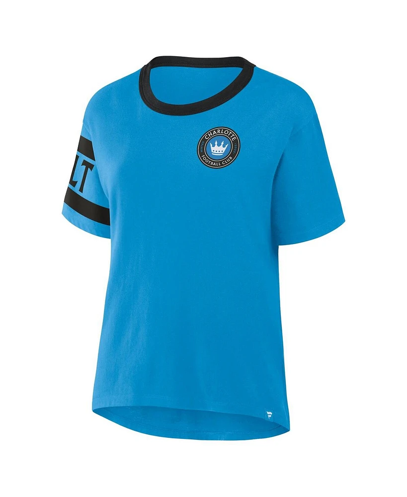 Fanatics Women's Blue Charlotte Fc Defender Pairing Legacy T-Shirt