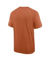 Nike Men's Burnt Orange Texas Ready Raglan Premium Performance T-Shirt