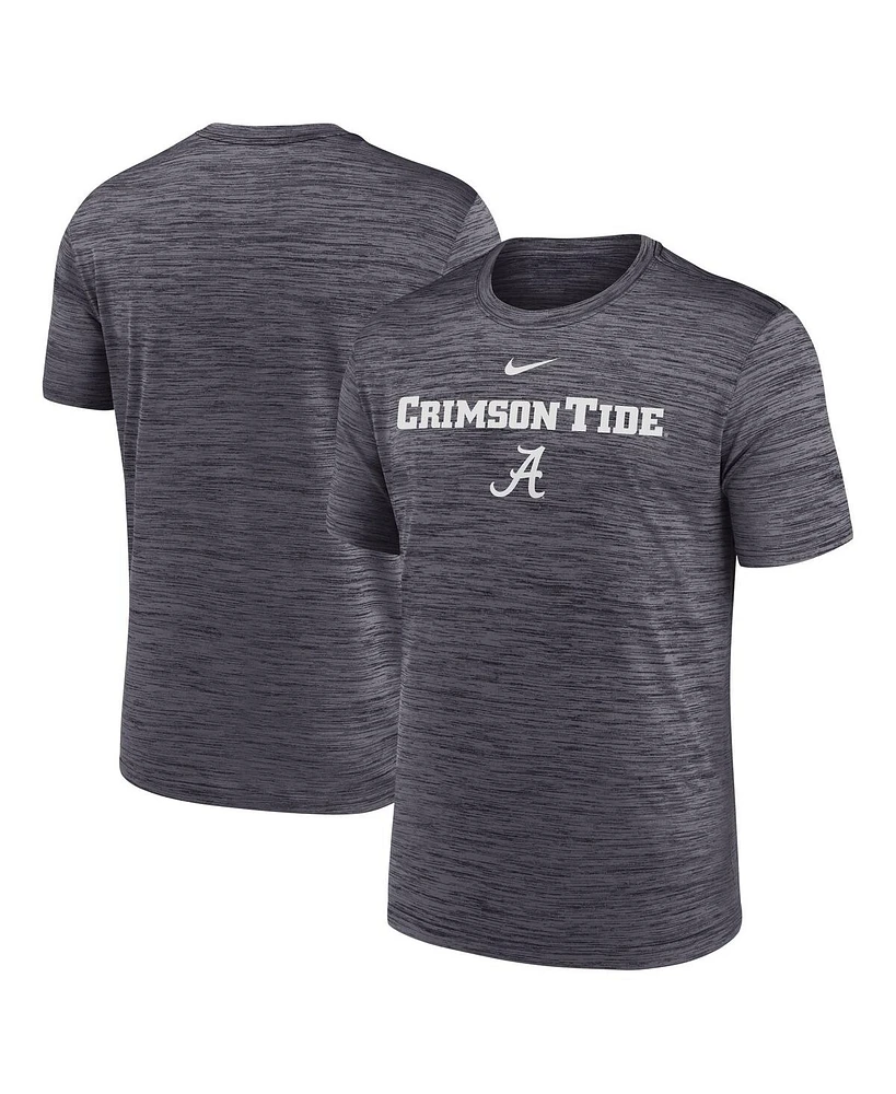Nike Men's Black Alabama Crimson Tide 2025 Sideline Velocity Performance T-Shirt