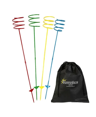 Outdoor Drink/Beverage Holder Stakes for Lawn