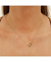 Spero London Sterling Silver Saturn Necklace