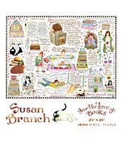 1000 Piece Books & Cats Susan Branch Jigsaw Puzzle