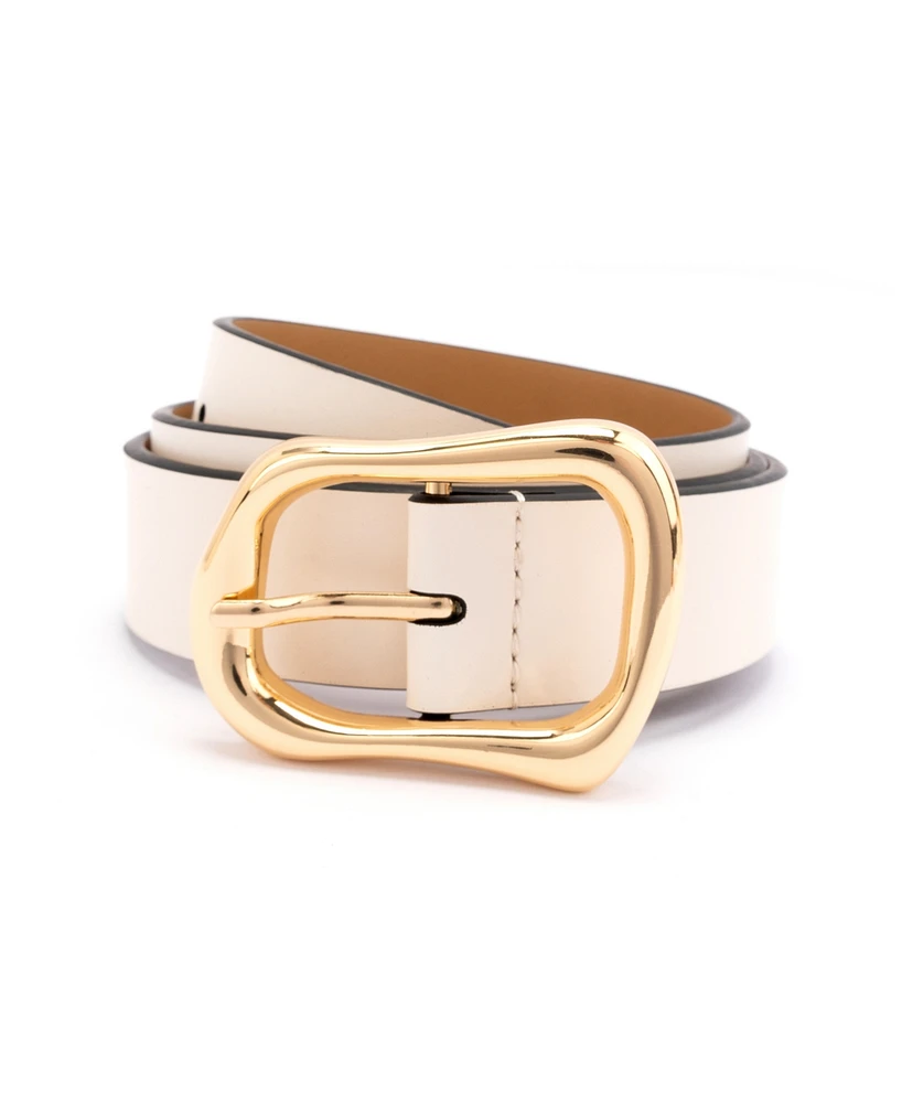 Kate Spade New York Women's 30mm Molten Metal Buckle Belt