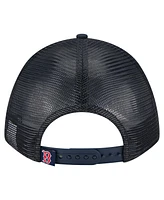 New Era Men's Navy Boston Red Sox Minimalist 9FORTY A-Frame Adjustable Hat