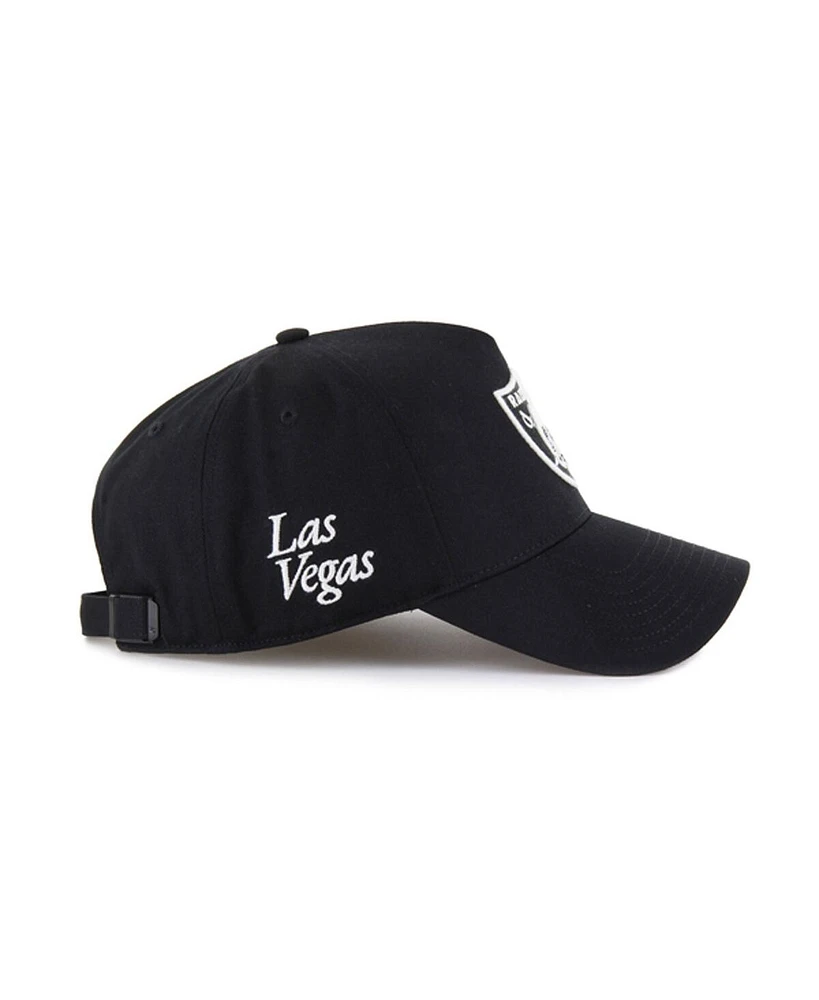 '47 Brand Men's Black Las Vegas Raiders Foundation Offside Adjustable Hat