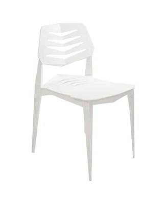 Indoor/Outdoor Plastic Dining Chair for the Kitchen, Patio, Deck, or Porch - 32