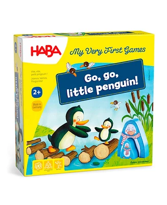 Haba My Very First Games Go, Go Little Penguin, Toddler Learning Game and Cooperative Toddler Board Games for 2 Years and up, Made in Germany