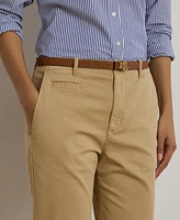 Lauren Ralph Women's Stretch Cotton Chino Flare Pants