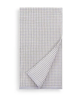 Dkny Pure Yarn Dyed Waffle Unbleached Cotton Bath Towel Set