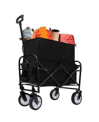 Collapsible Utility Wagon Cart - 225lb Capacity