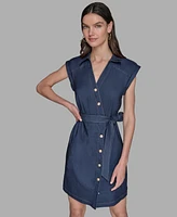 Karl Lagerfeld Paris Women's Denim Millennium Shirtdress